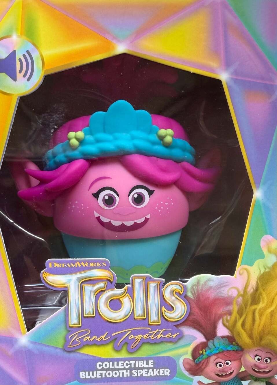 Bitty Boomers DreamWorks Trolls Band Together Poppy Collect Bluetooth Speaker